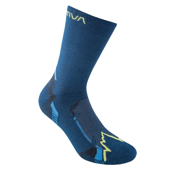 X-Cursion Socks Storm Blue/Lime Punch