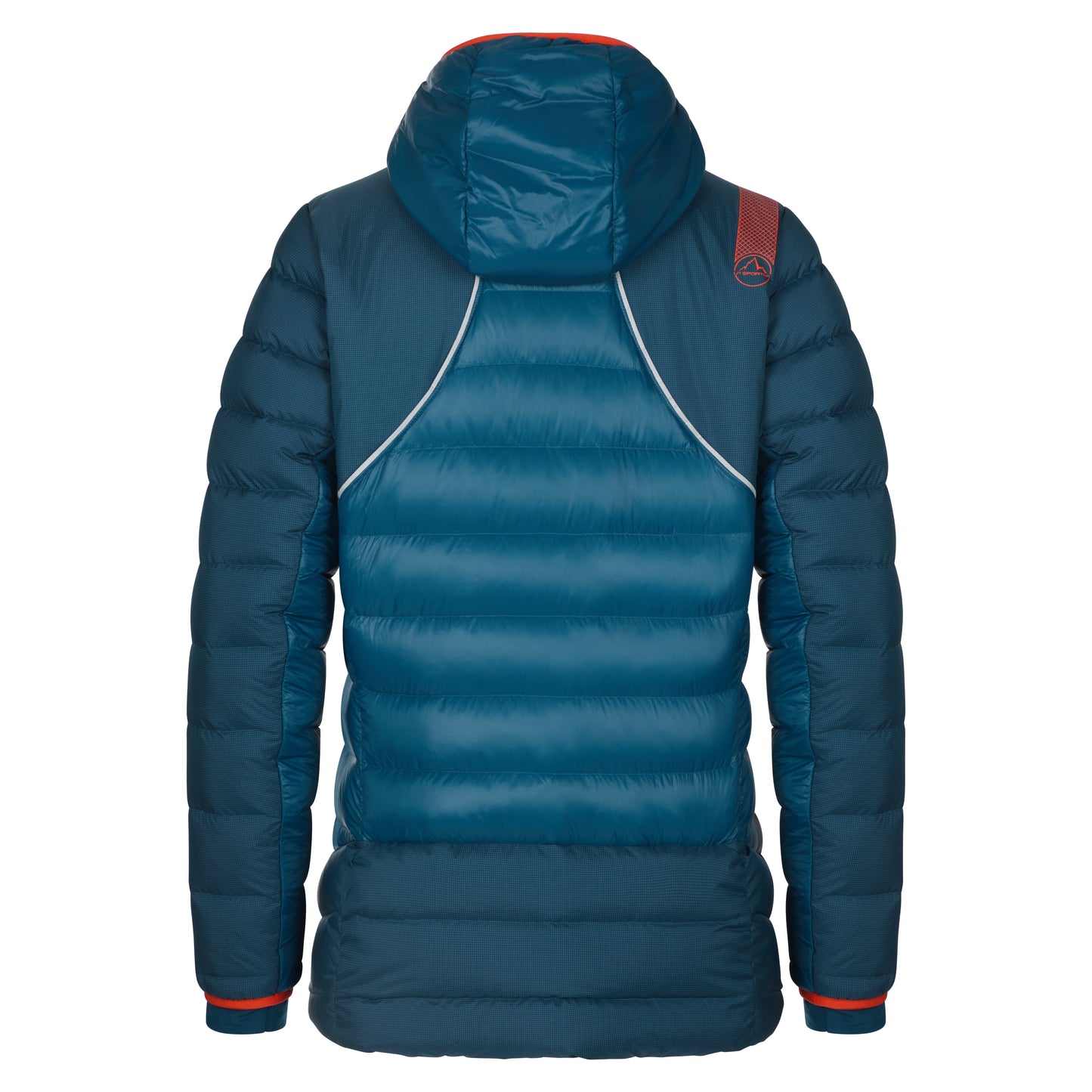 Dolent Down Jkt W Storm Blue/Cherry Tomato