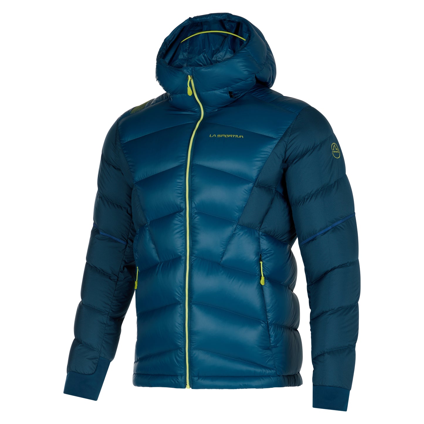 Supercouloir 1000 Down Jkt M Storm Blue/Lime Punch