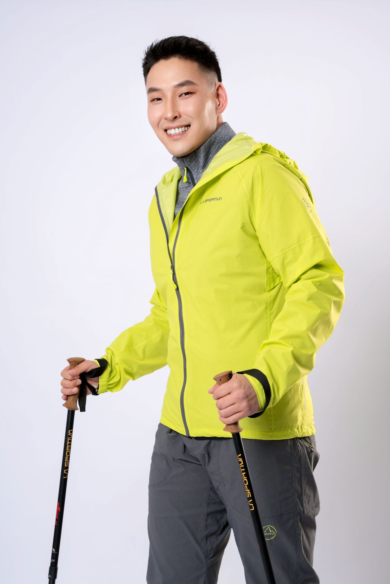 Pocketshell Jkt M Lime Punch/Carbon