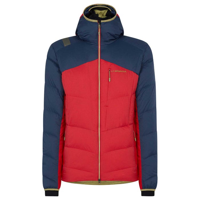 Atlas Down Jkt Man Tango Red/Night Blue