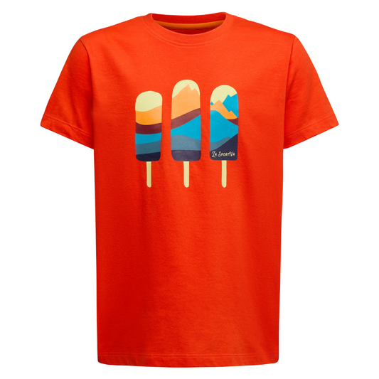 Icy Mountains T-Shirt Kids Cherry Tomato