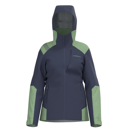 Crossridge Evo Shell Jkt Woman Night Sky/Aspen Green