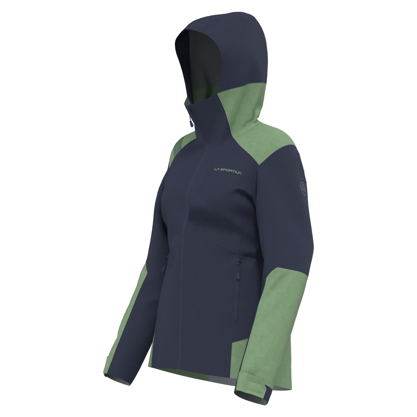 Crossridge Evo Shell Jkt Woman Night Sky/Aspen Green