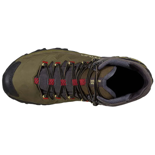 Ultra Raptor II Mid Leather Wide GTX Ivy/Tango Red