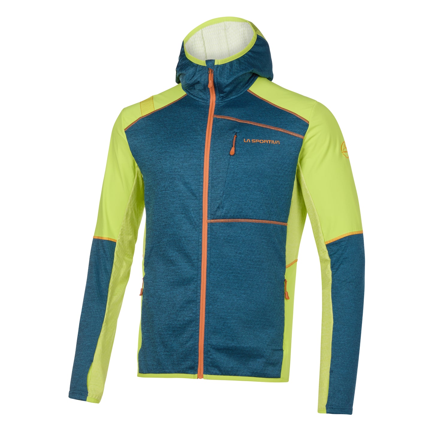 Existence Hoody M Storm Blue/Lime Punch